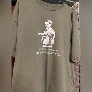 Graphic Olive Green T-Shirt